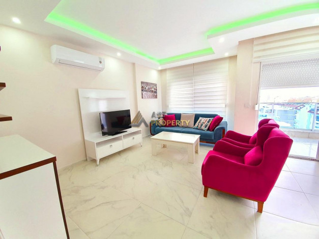 Трехкомнатная квартира с дизайнерским ремонтом и мебелью. 450 метров от моря в Махмутлар, 110м2 - Ракурс 37