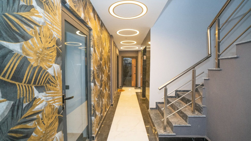 Квартира 1+1 квартира с хорошим ремонтом в районе Алании, Оба 60м2 - Ракурс 4