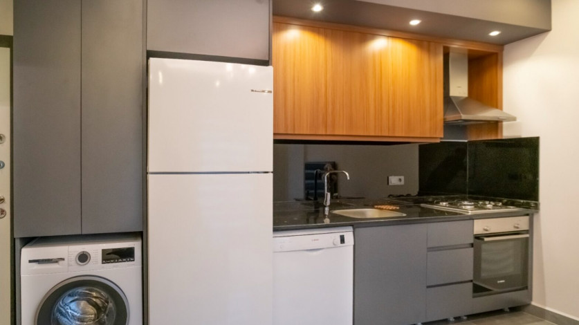 Квартира 1+1 квартира с хорошим ремонтом в районе Алании, Оба 60м2 - Ракурс 10