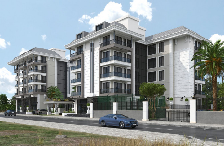 Скоро старт строительства новой резиденции в 300м от моря в районе Каргыджак, 56,3м-146,76м - Ракурс 2