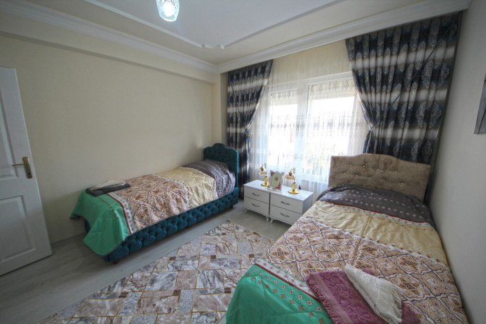 Трехкомнатная меблированная квартира в районе Махмутлар, 115м - Ракурс 27