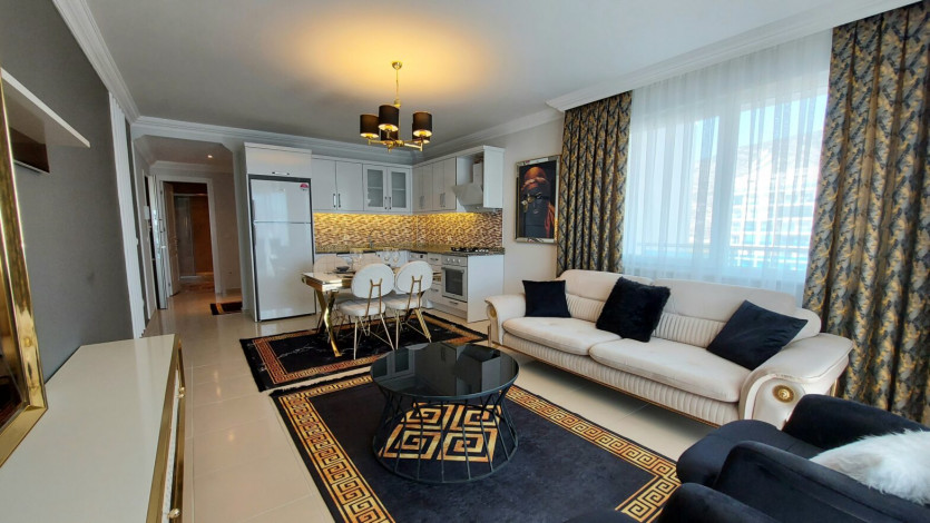 Полностью меблированные апартаменты на границе районов Кестель  и Махмутлар, 110м - Ракурс 9