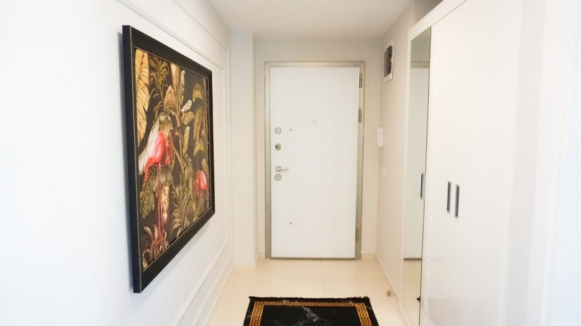 Квартира с видом на море 2+1 с новой мебелью в Махмутларе на высоком этаже, 120 м2 - Ракурс 4