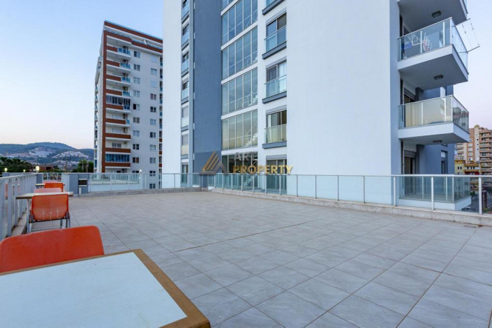 Квартира с видом на море 2+1 с новой мебелью в Махмутларе на высоком этаже, 120 м2 - Ракурс 7