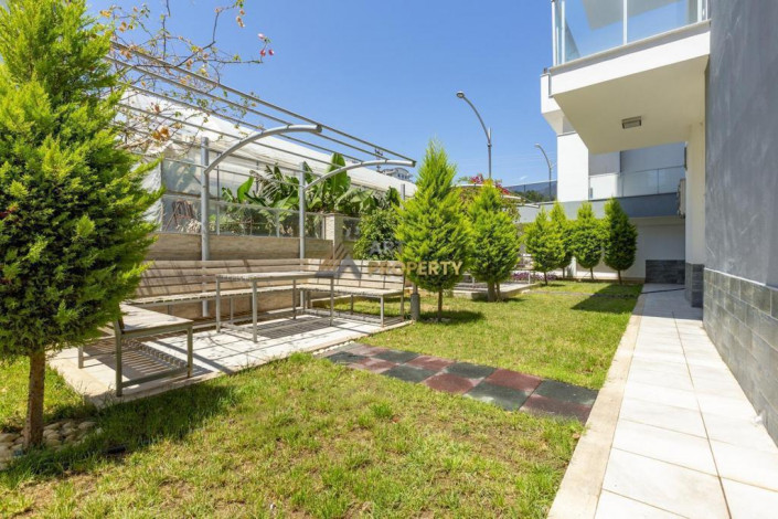 Квартира с видом на море 2+1 с новой мебелью в Махмутларе на высоком этаже, 120 м2 - Ракурс 16