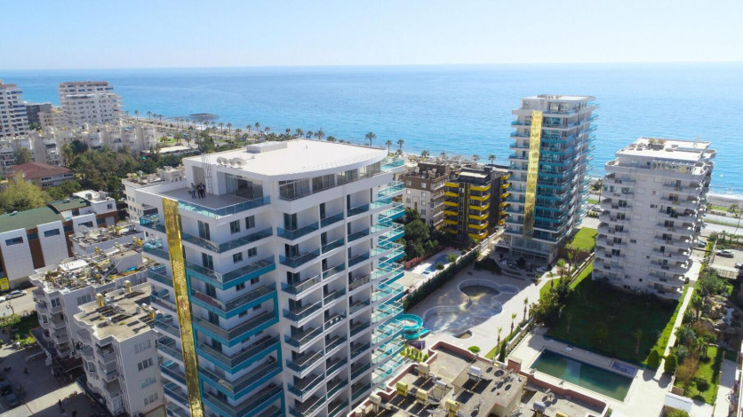 Квартира 2+1 на первой линии моря, 120 м2 - Ракурс 14