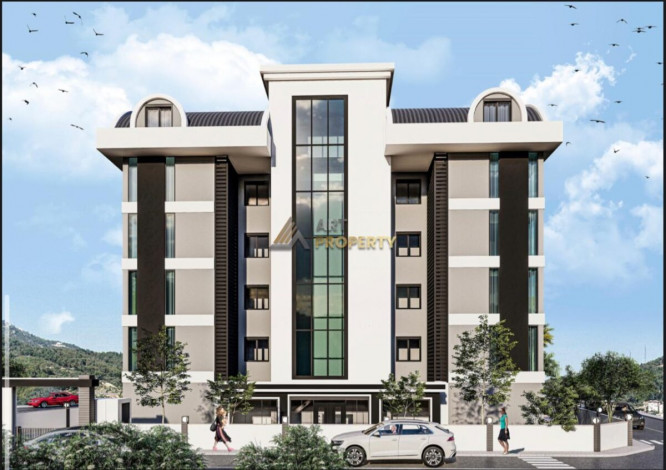 Новый проект в районе  Авсаллар в окружении сосновых деревьев, 44м-105м - Ракурс 2