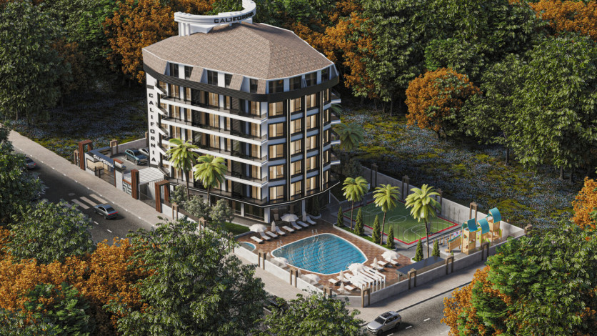 Строящийся комплекс в Кестеле с видом на море, на первой линии! - Ракурс 3