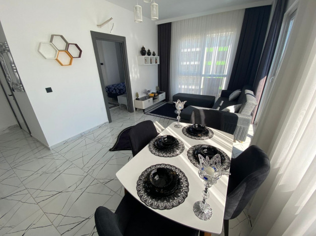 Апартаменты 1+1 с видом на море, Каргыджак,50м2 - Ракурс 2