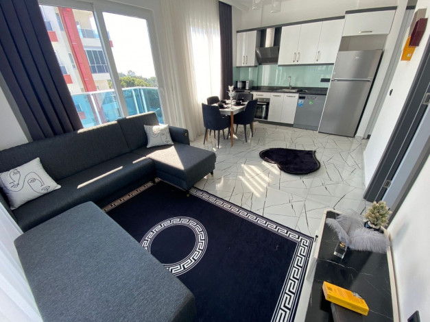 Апартаменты 1+1 с видом на море, Каргыджак,50м2 - Ракурс 9