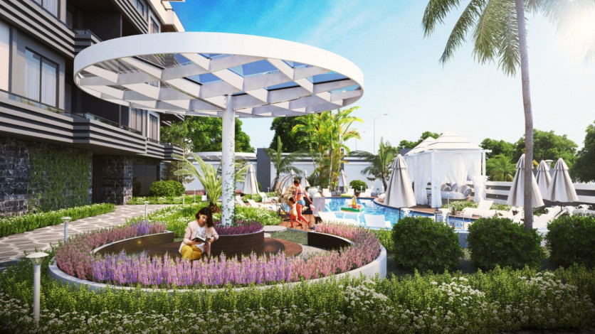 Комплекс апартаментов класса люкс в курортном поселке Авсаллар, 43м-159м - Ракурс 6