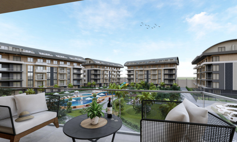 Роскошный проект на начальном этапе строительства в престижном районе Оба! - Ракурс 4