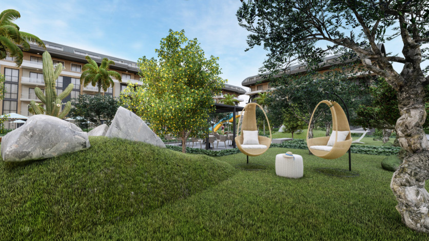 Роскошный проект на начальном этапе строительства в престижном районе Оба! - Ракурс 7