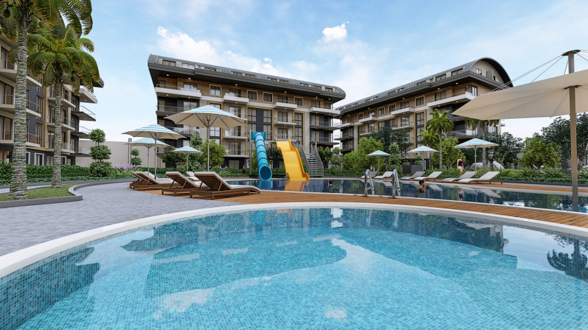 Роскошный проект на начальном этапе строительства в престижном районе Оба! - Ракурс 12