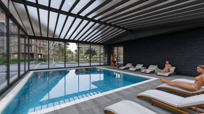 Роскошный проект на начальном этапе строительства в престижном районе Оба! - Ракурс 23