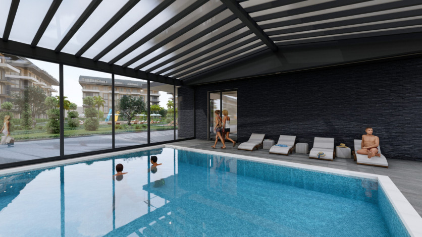 Роскошный проект на начальном этапе строительства в престижном районе Оба! - Ракурс 24