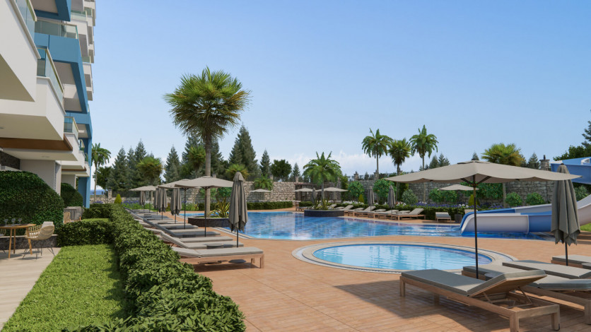 Новый инвестиционный проект около центра Авсаллар, недалеко от пляжа Инджекум! - Ракурс 5