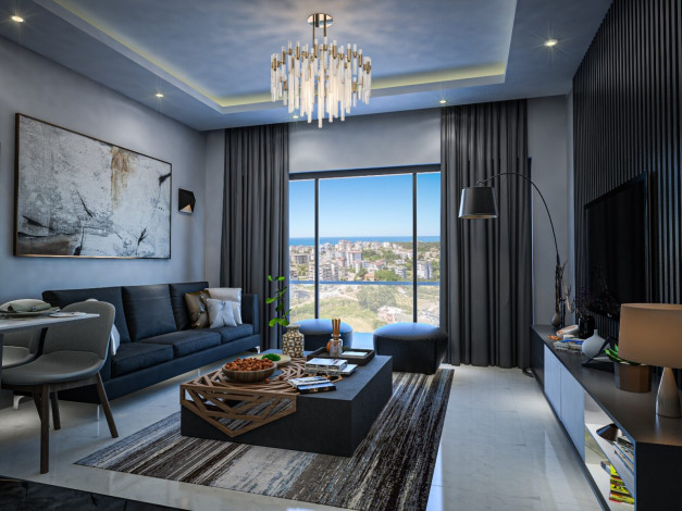 Новый инвестиционный проект в районе Авсаллар, 50-165 м2 - Ракурс 8