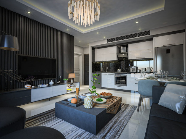 Новый инвестиционный проект в районе Авсаллар, 50-165 м2 - Ракурс 9