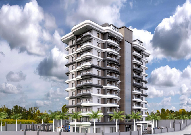 Новый инвестиционный проект в районе Авсаллар, 50-165 м2 - Ракурс 13