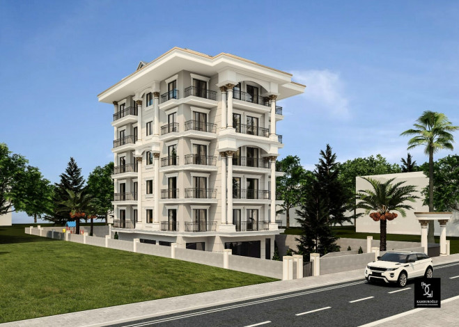 Новый жилой комплекс в тихом районе Алании Кестель, 69м-85м - Ракурс 3