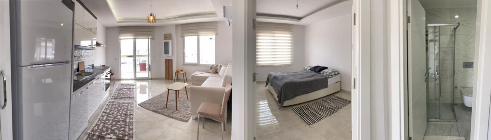 Квартира 1+1 с видом на море в Кестеле, 60 м2 - Ракурс 7