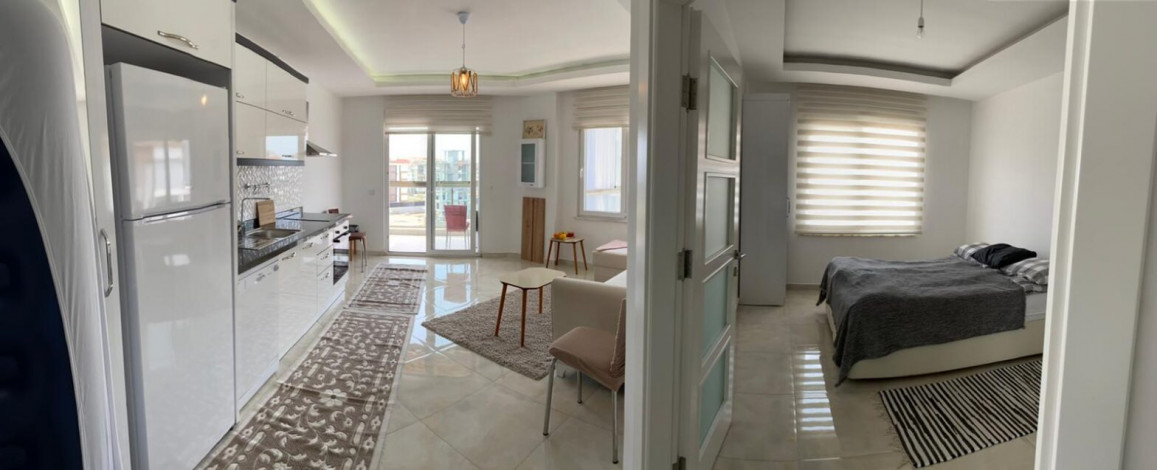 Квартира 1+1 с видом на море в Кестеле, 60 м2 - Ракурс 15