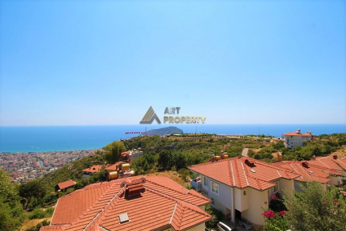 Четырехкомнатная вилла с видом на море в Алании, 180м - Ракурс 6