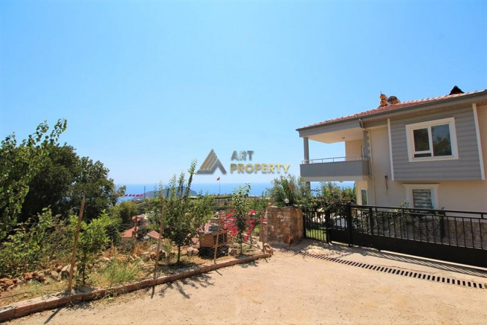 Четырехкомнатная вилла с видом на море в Алании, 180м - Ракурс 10