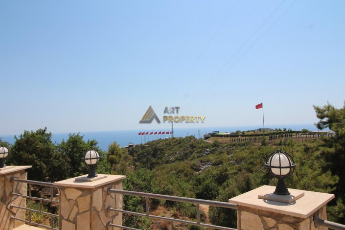 Четырехкомнатная вилла с видом на море в Алании, 180м - Ракурс 13