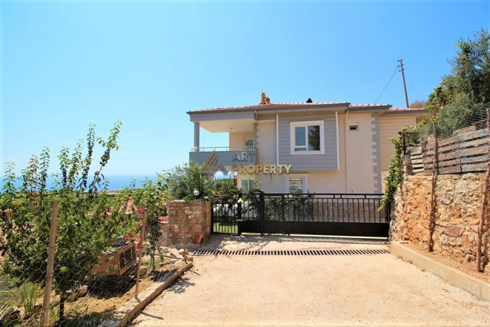 Четырехкомнатная вилла с видом на море в Алании, 180м - Ракурс 34