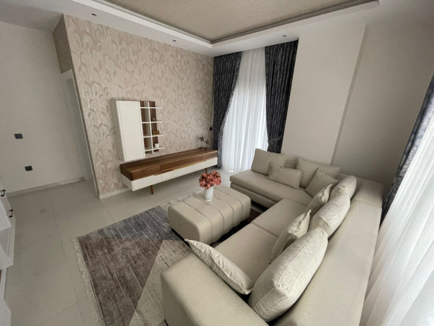 Три меблированные  квартиры в новом доме  с видом на море в районе Каргыджак, 50м - Ракурс 17