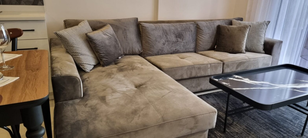 Три меблированные  квартиры в новом доме  с видом на море в районе Каргыджак, 50м - Ракурс 22