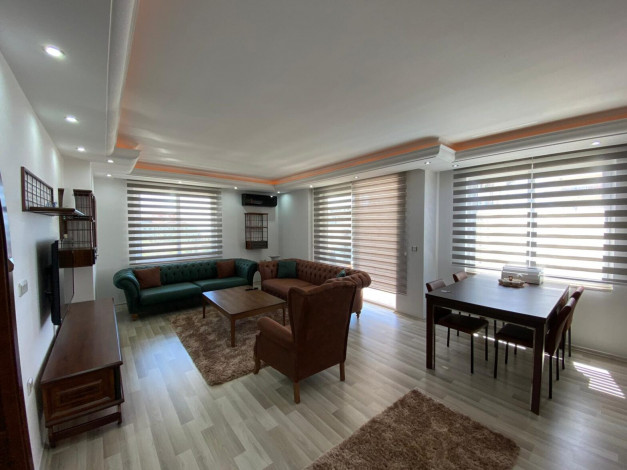 Трехкомнатные апартаменты, в 200 метрах от моря, в районе Махмутлар, 120 м2 - Ракурс 10