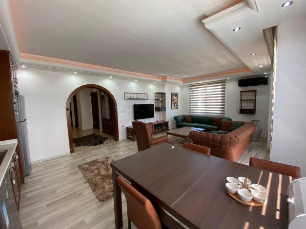 Трехкомнатные апартаменты, в 200 метрах от моря, в районе Махмутлар, 120 м2 - Ракурс 16