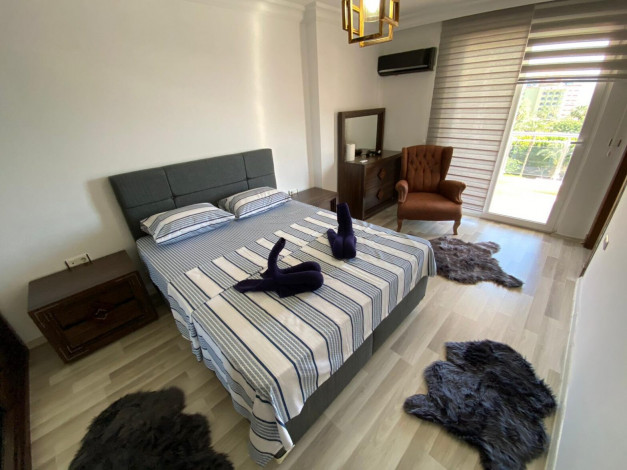 Трехкомнатные апартаменты, в 200 метрах от моря, в районе Махмутлар, 120 м2 - Ракурс 17