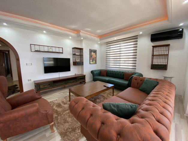 Трехкомнатные апартаменты, в 200 метрах от моря, в районе Махмутлар, 120 м2 - Ракурс 21