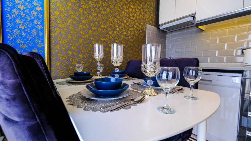 Меблированная двухкомнатная квартира в Махмутларе, 55м - Ракурс 3