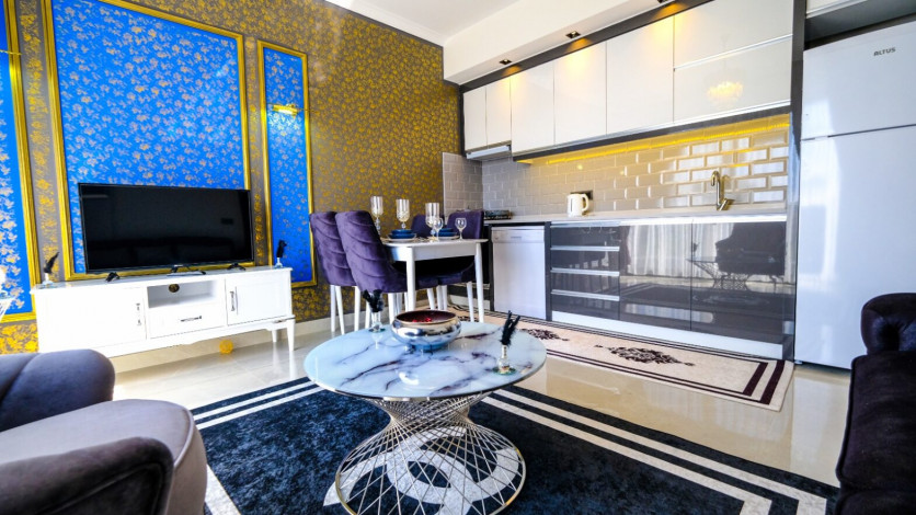 Меблированная двухкомнатная квартира в Махмутларе, 55м - Ракурс 5