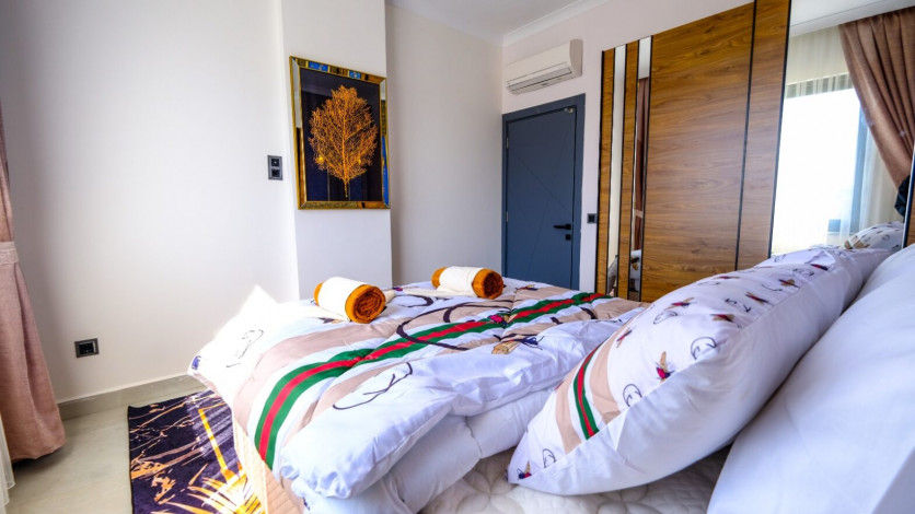 Меблированная двухкомнатная квартира в Махмутларе, 55м - Ракурс 8