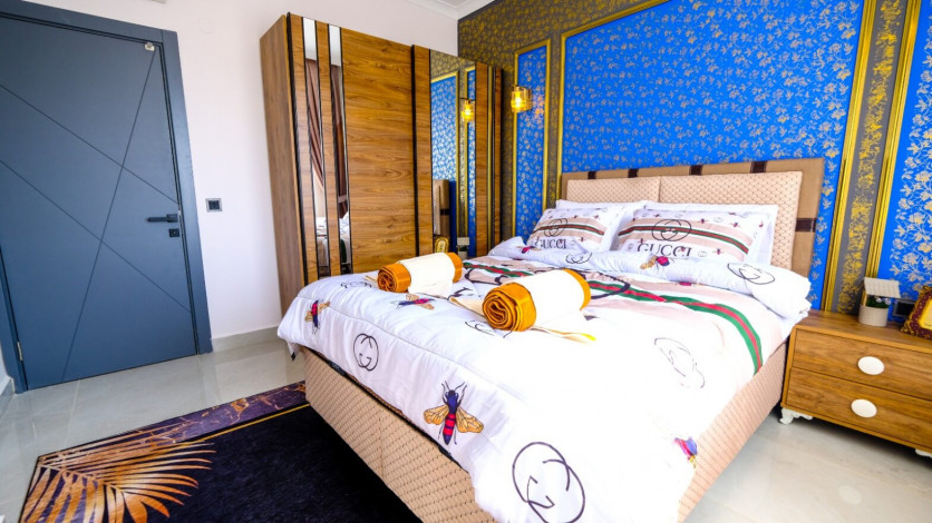 Меблированная двухкомнатная квартира в Махмутларе, 55м - Ракурс 9