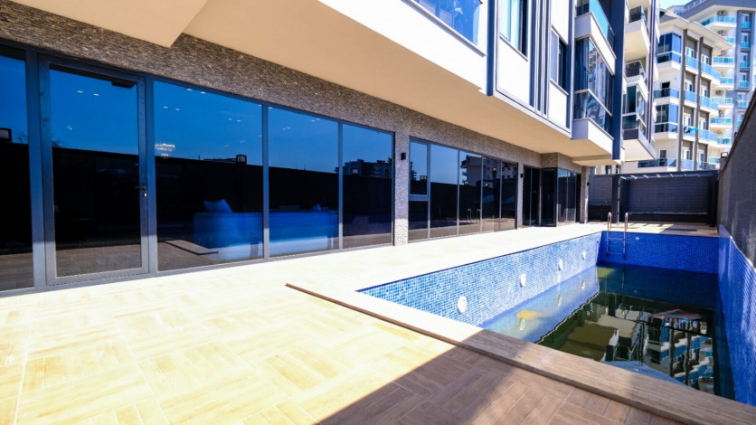 Меблированная двухкомнатная квартира в Махмутларе, 55м - Ракурс 14