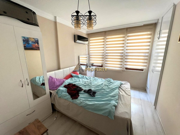 Двухкомнатная квартира в 250 метрах от знаменитого пляжа Клеопатра в Алании, 50 м2. - Ракурс 2