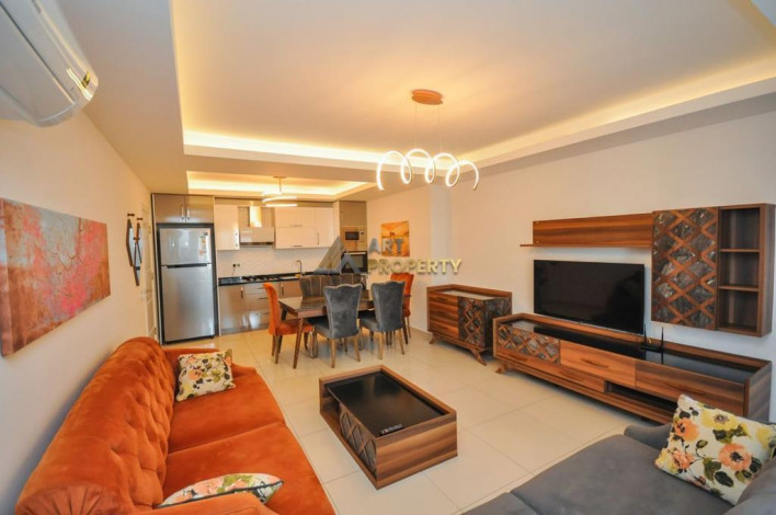 Меблированная двухкомнатная квартира в Махмутларе, 70м - Ракурс 2