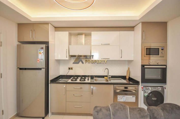 Меблированная двухкомнатная квартира в Махмутларе, 70м - Ракурс 8