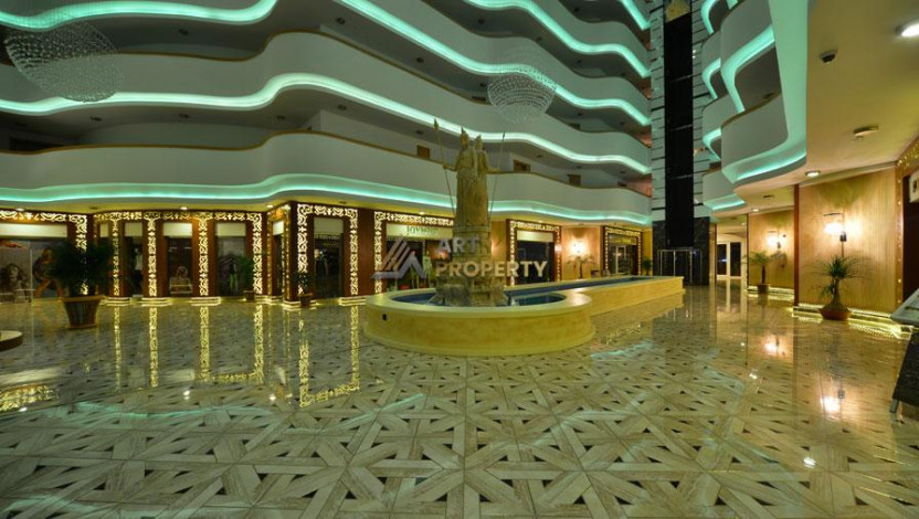 Квартира 1+1 с видом на море в комплексе с развитой инфраструктурой, Махмутлар, 73 м2 - Ракурс 16