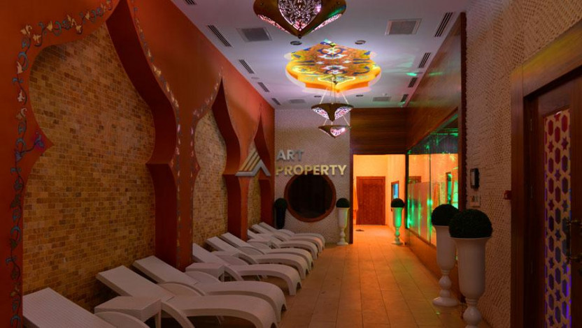 Квартира 1+1 с видом на море в комплексе с развитой инфраструктурой, Махмутлар, 73 м2 - Ракурс 29