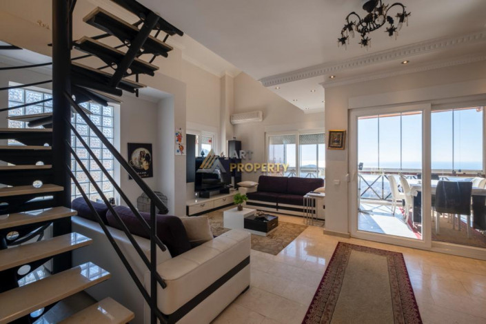 Четырехкомнатная вилла с видом на море в Алании, 165м - Ракурс 13