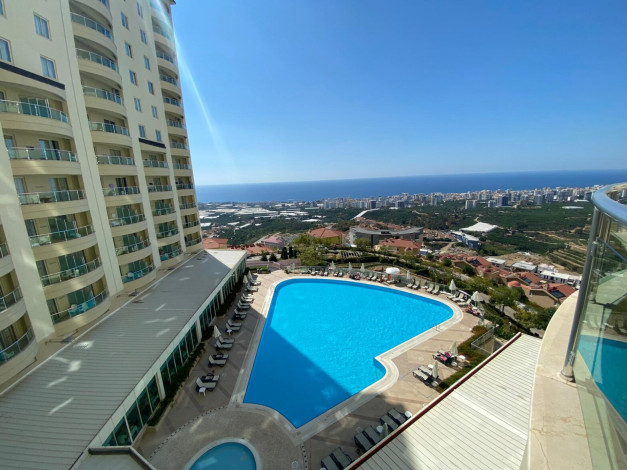 Меблированная трехкомнатная квартира в  шикарном комплексе,района Каргыджак,105м - Ракурс 8