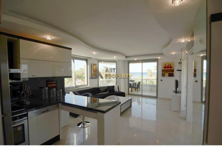 Просторная квартира 2+1 в 50 метрах от Средиземного моря в районе Оба, 80 м2 - Ракурс 7